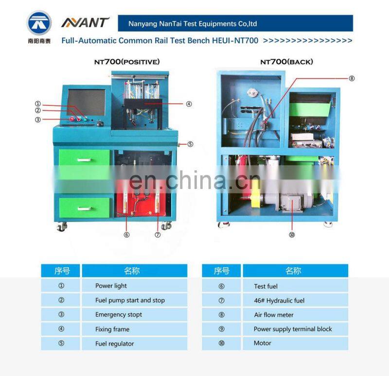 NT700 HEUI Injector Test Bench For C7/C9/C3126/3408 HEUI Injectors