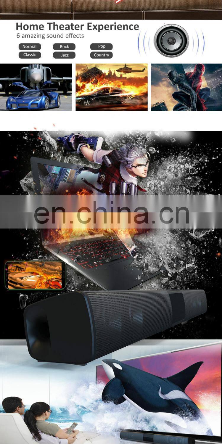 2019 mini bluetooth speaker box custom logo bluetooth Soundbar bluetooth speaker karaoke