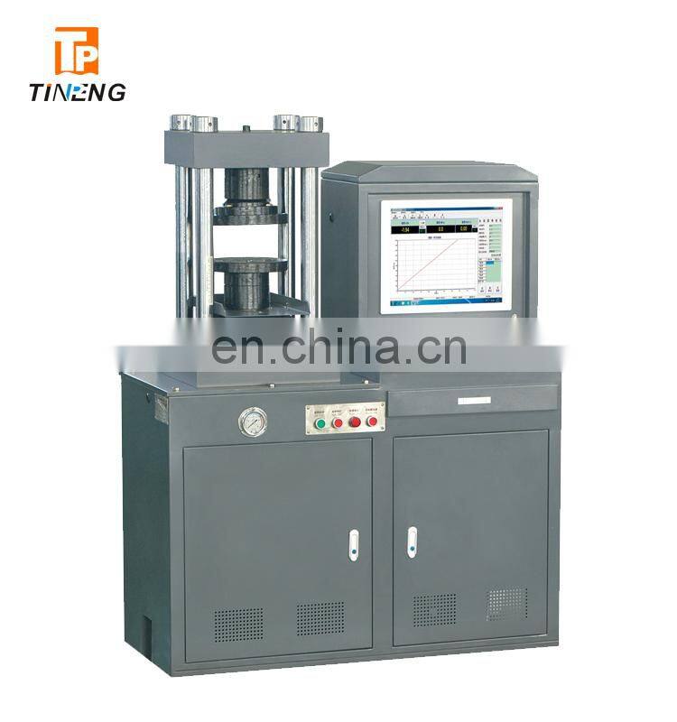 1000KN Concrete and cement Automatic electronic - hydraulic servo compression Testing Machine