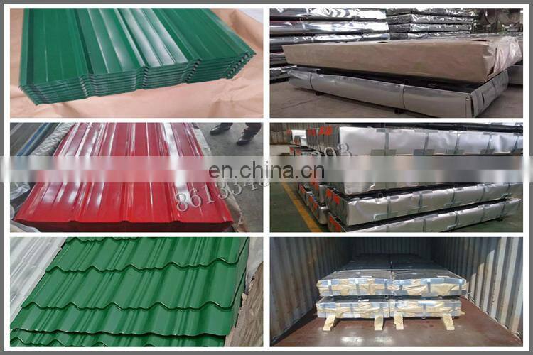 standard size of galvanized corrugated gi roofing sheet