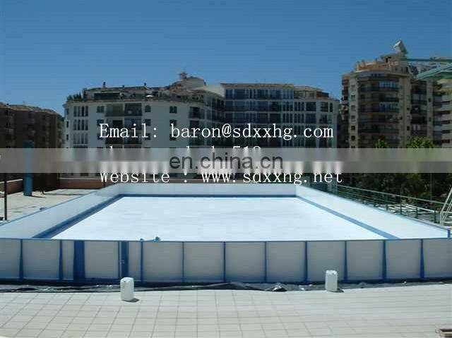 Polyethylene sheet synthetic ice rink barrier/synthetic ice rink/ice skating rinks