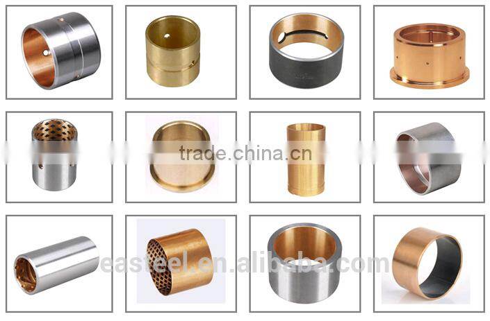 Stable performance leaf spring bimetal steel bushing