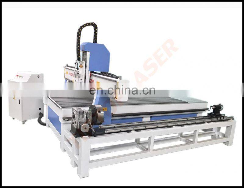 Furniture China NC-studio Controller CNC Wood Router 1325 With Rotary axis For Wood MDF Acrylic PCB