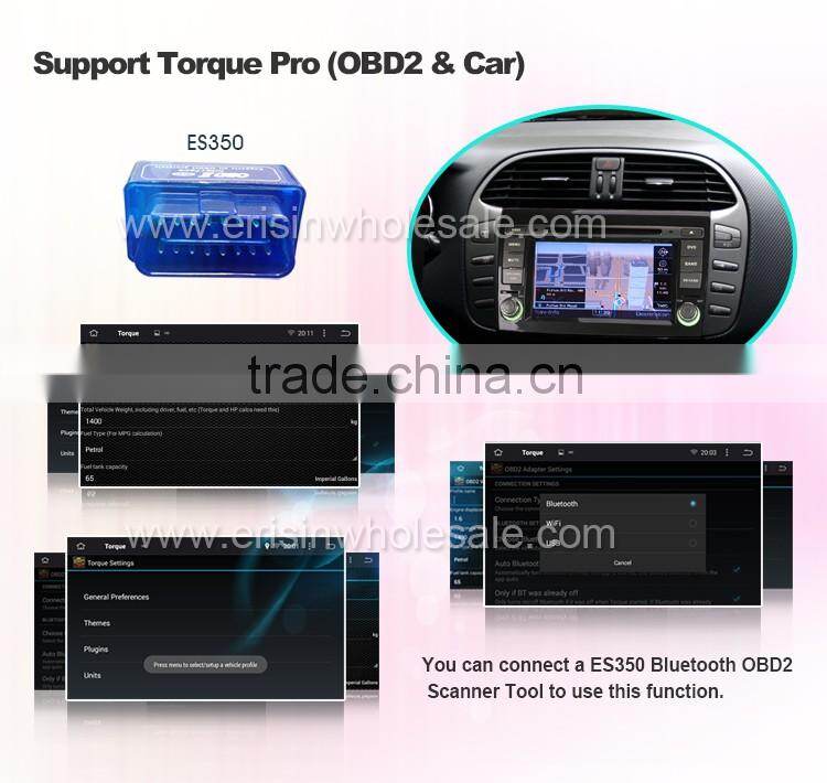 Erisin ES2700F 7 inch Bluetooth Car Audio with GPS 3G WiFi for FIAT BRAVO