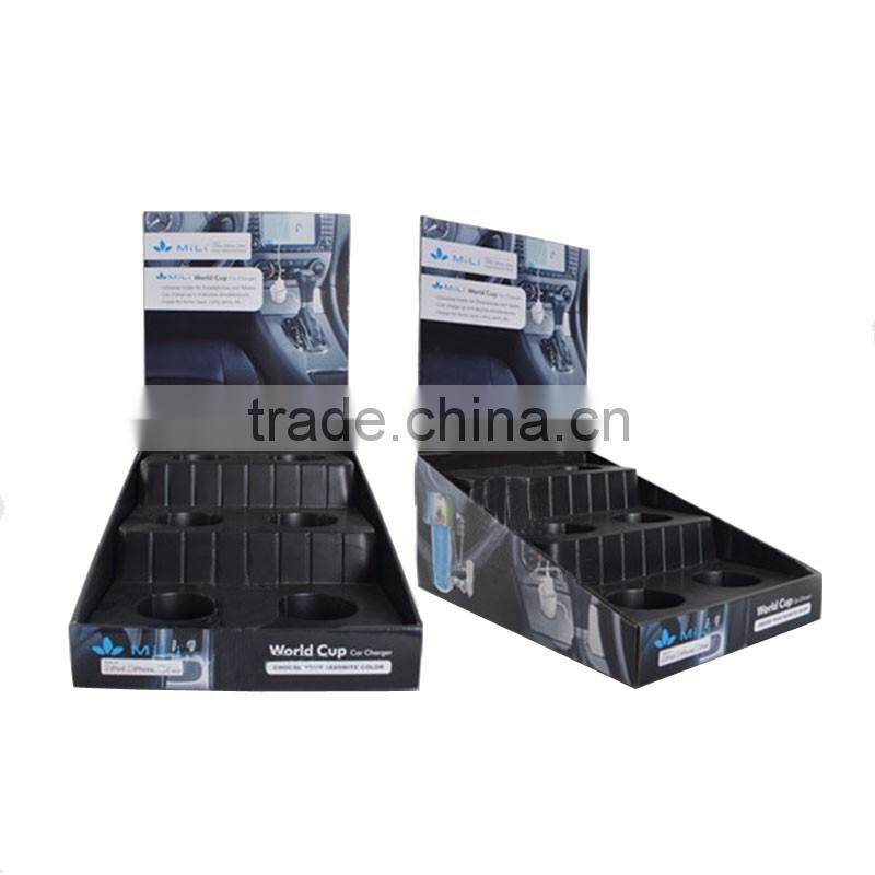 Design and Printing POS Retail Corrugated Flooring Stands for Brochure