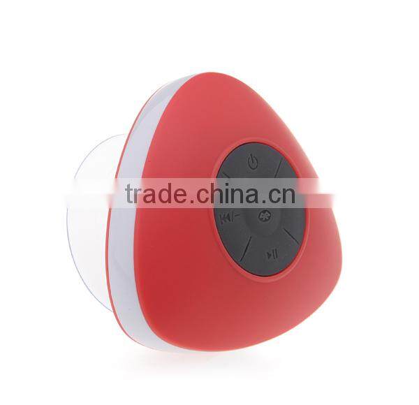 Waterproof suction cup bathrooms wireless bluetooth speaker