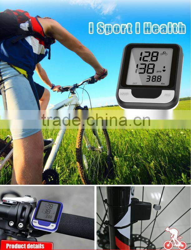 Electronic Heart Rate Tracker Bike Computer