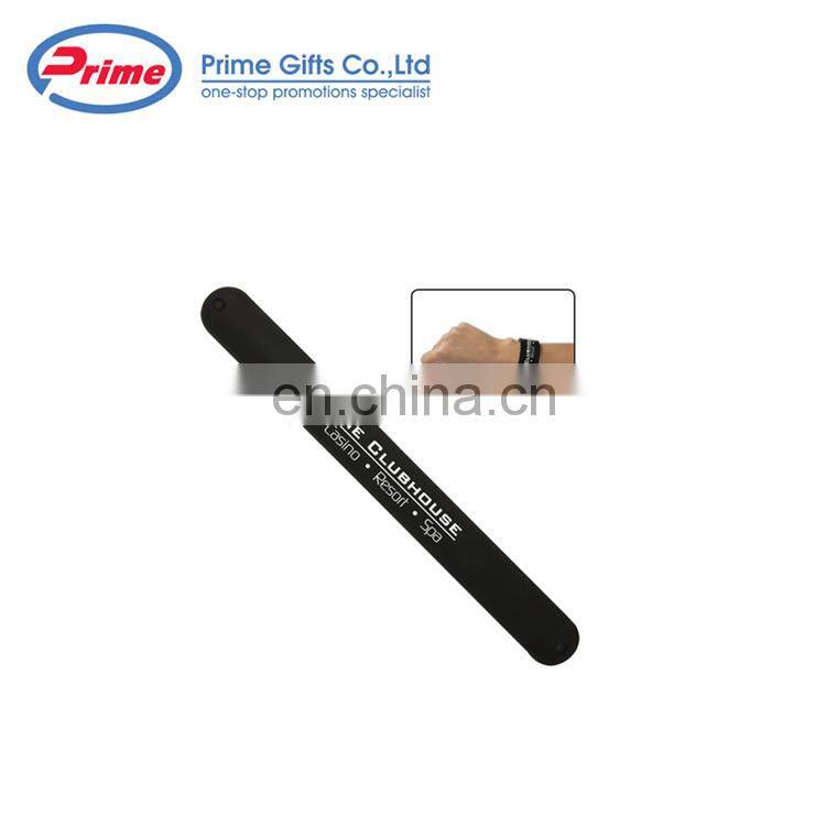 Wholesale Cheap Silicone Sport Custom Slap Bracelet