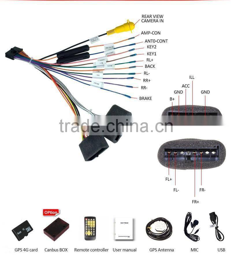 ANDROID 4.4 DOUBLE DIN CAR AUDIO STEREA DVD PLAYER FOR FORD FOCUS FIESTA05-2007 CAR GPS,WIFI,BLUETOOTH,1080P Video Playback,3G O