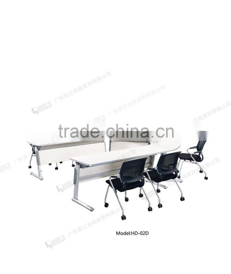 folding conference desk for commercial use S shape desk office desk