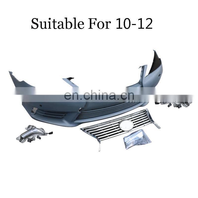 Runde ABS Material Modified New Style Front Body Kit For 2006-2012 Lexus ES240 250 300H 350 Front Bumper Headlight