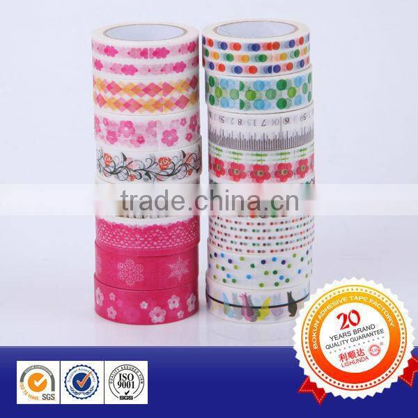 Washi tapes for decoration