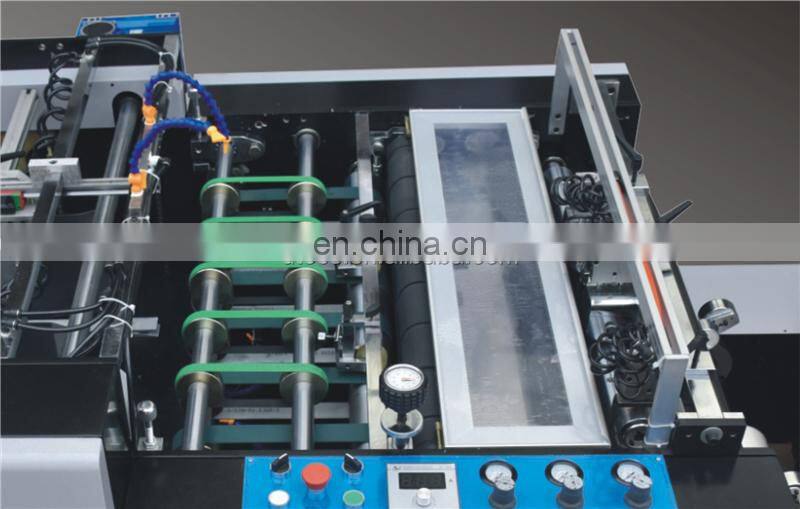 SAFM800 High Speed Fully Electromagnetic Heat Glueless Automatic Laminating Machine, Hot Thermal gluless Double Face Laminator