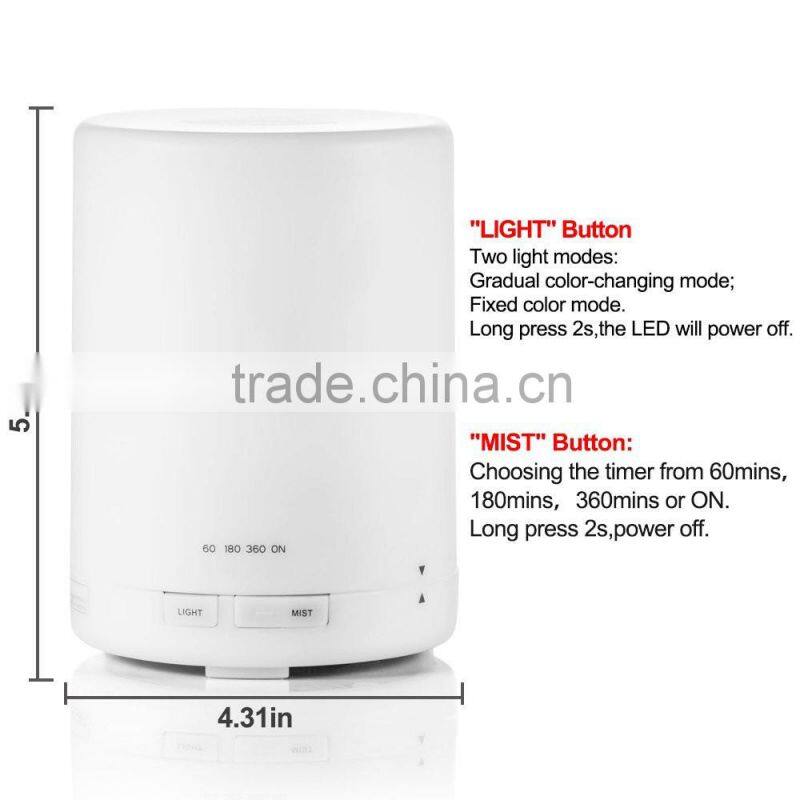 300ml Ultrasonic Aroma Mist Diffuser Perfume Humidifier Essential Oil