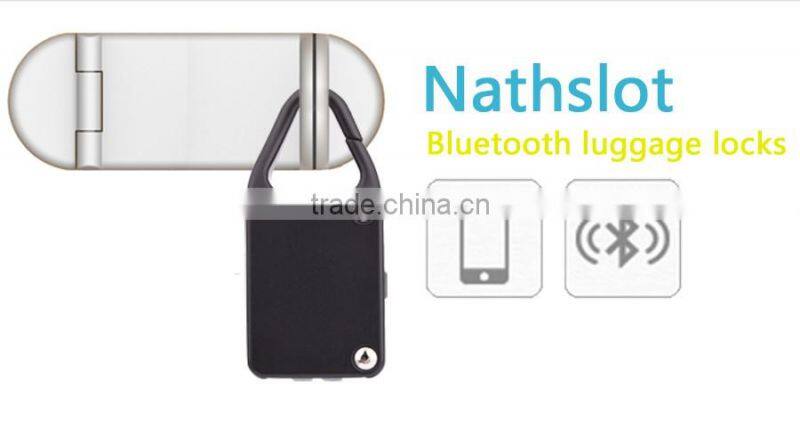 Nathslot bluetooth smart luggage self locking door lock cylinder