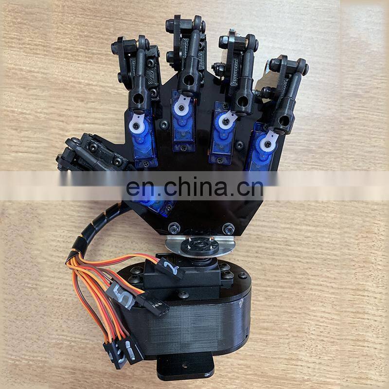 Main body black acrylic a little stainless steel 3D printed parts education model robot arm robotic arm manipulator