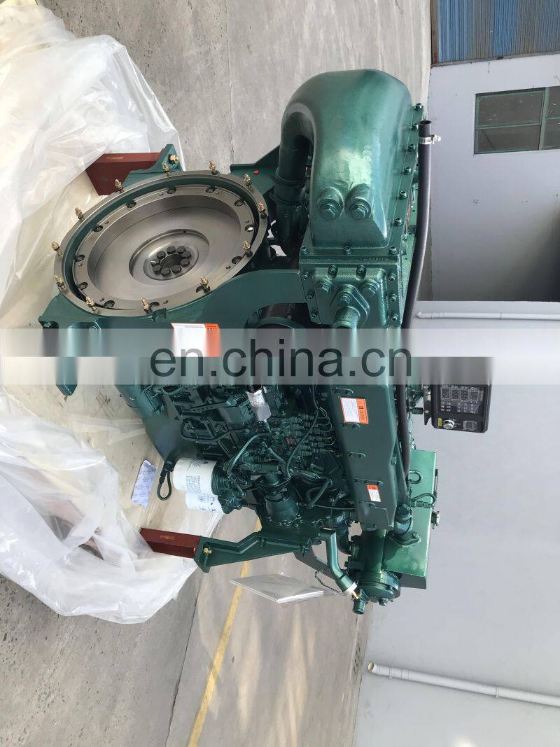 alta potenco 6 Cylinders water cooled Sinotruk Wd615 Series Marine Diesel Engine WD615.68C03N