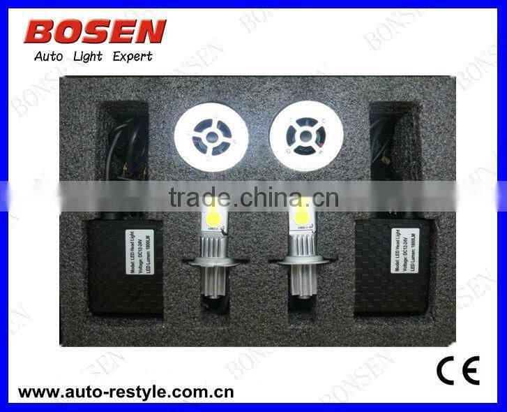 Generation two 50w Cree h4 h7 car led headlight
