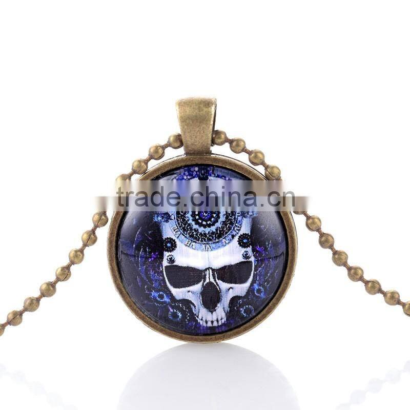 Wholesale unique design vintage bronze time machine pendants steampunk necklace cheap price