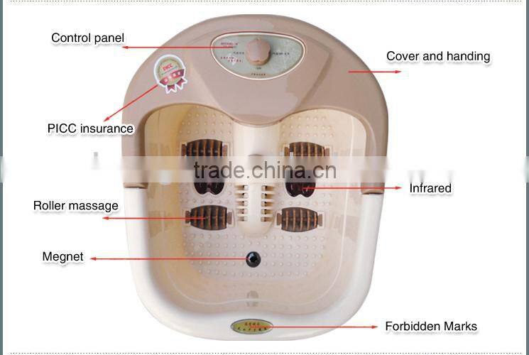 multifunction pedicure foot bath machine with heat