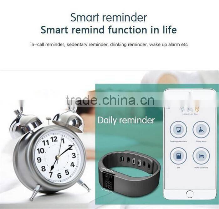 2015 Hot Selling Product Waterproof Smart Bluetooth Bracelet Multifunctional Smart Bracelet TW64