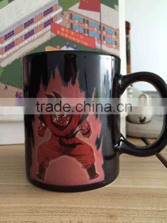dragon ball color changing mug, goku mug, heat reactive mug, with box