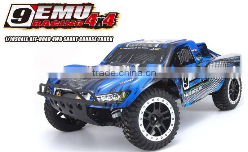 Minitudou High Speed car large 2.4G 4D RC Brush Monster 1/10 Electric Short course truck 1:10 scale model trucks