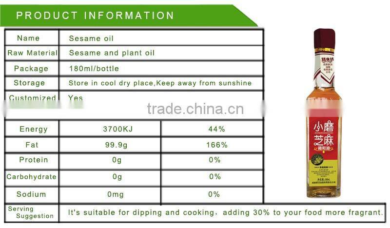 100% Pure Sesame Oil pure food oil