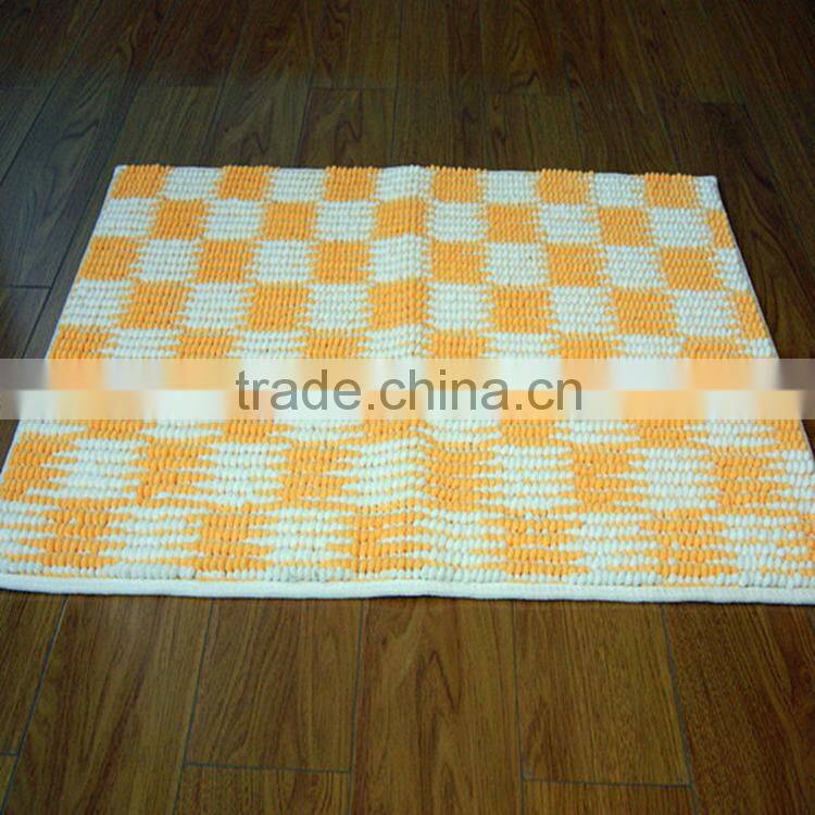 100 polyester anti-slip mini bath mat