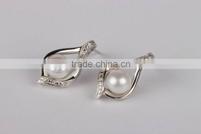 New Trendy Design Real Pearl Earring Designs
