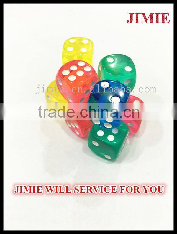 13mm high quality colored bone dice