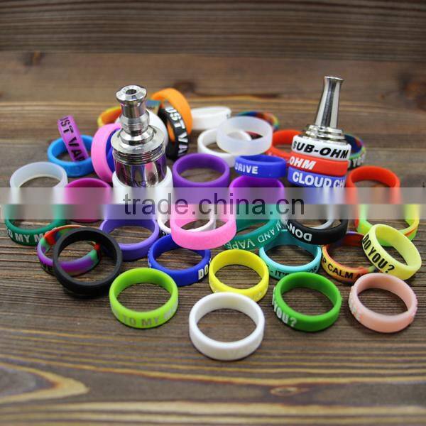 Silicone vape ring custom anti-scalded silicone ring bands for mechanical mod
