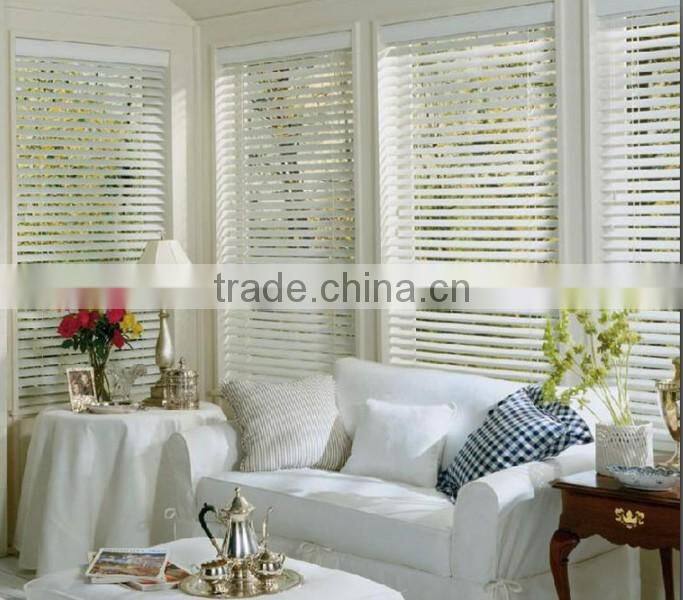 2015 Hot New Designed Basswood Chain/Motor roller blind/Cord/Wand Venetian Blind Window Blind