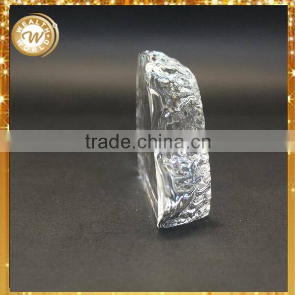 Top level top sell crystal glass block for decoration