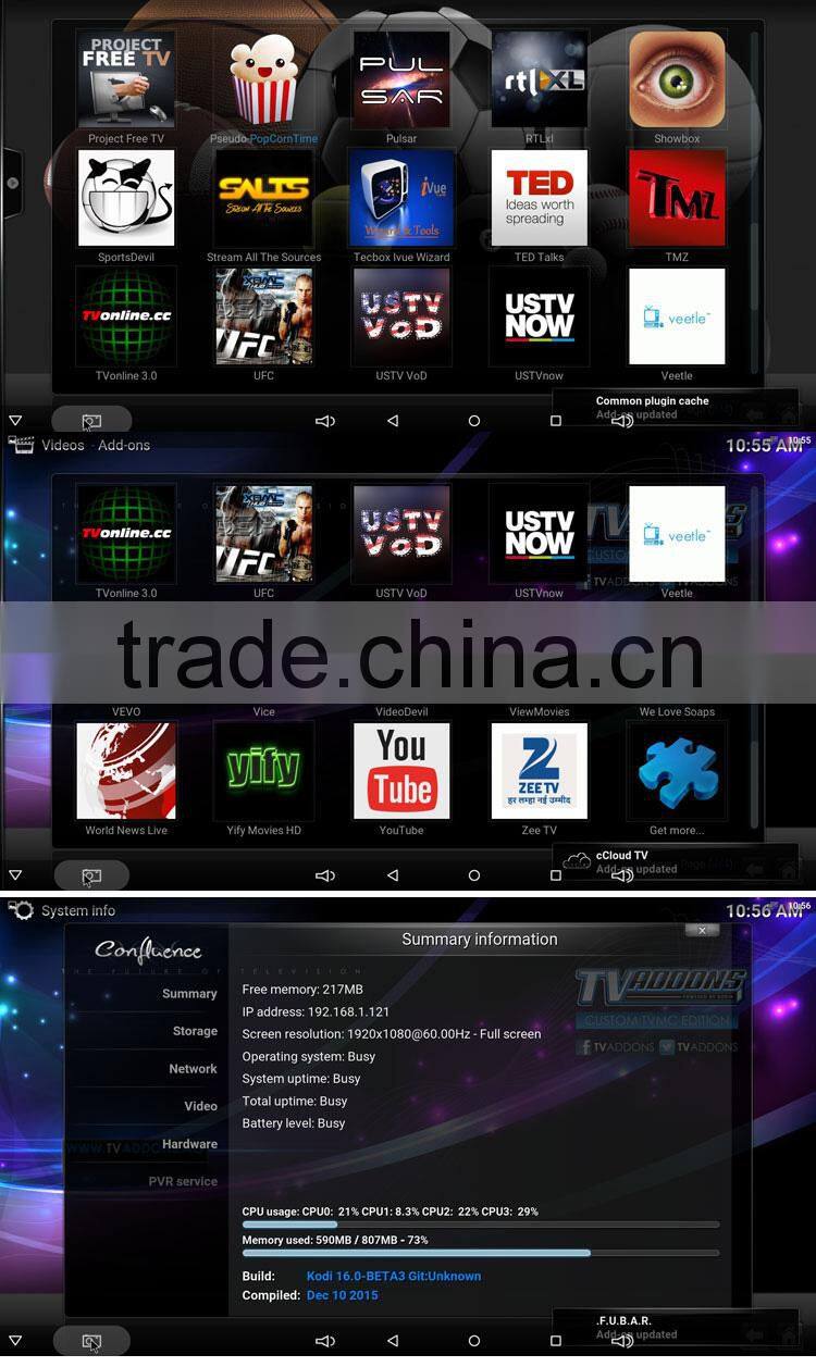 T95M iLepo plus 4K low configuration 1GB RAM android 5.1 LED display OTT TVBOX