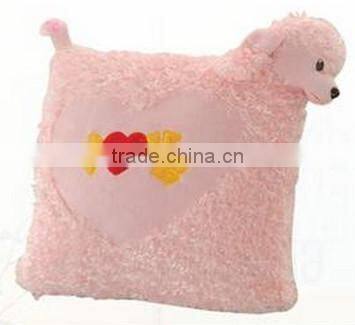 TRAVEL PILLOW CUSHION RED MONKEY SHAPED SOFT TOY