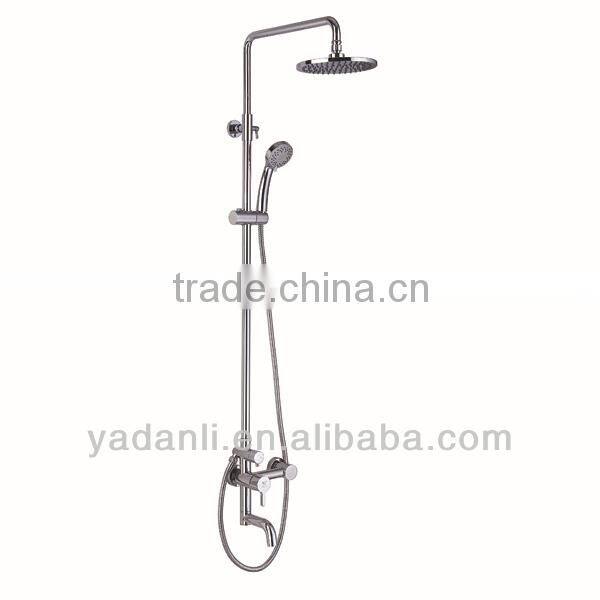chrome finish exposed tub and shower with handshower-8229