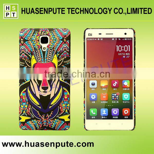 Fantastic Embossing Cat Style Matt Mobile Phone Case Cover for Xiaomi 4