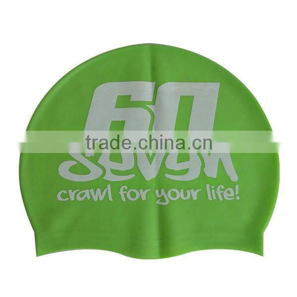 cheap waterproof silicone custom swim caps