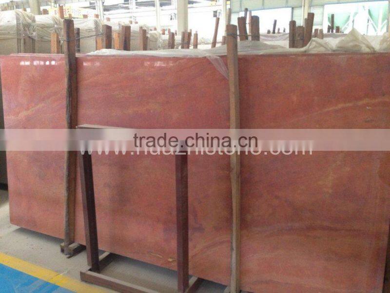 Red Iran Stone Travertine Marble