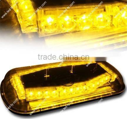Magnetic Roof Top Emergency Hazard Warning Tow 32 LED Amber Strobe Light Lamp