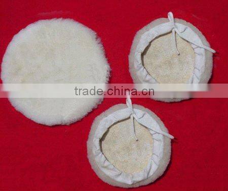 Car buffing and polishing wool pad