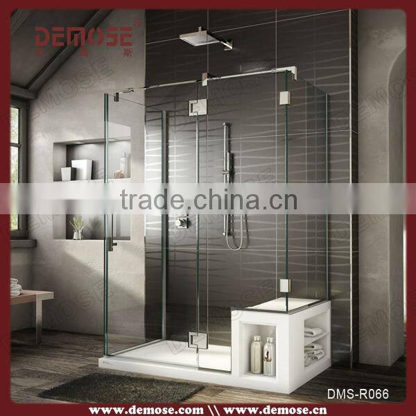 prefabricated hotel supply fiberglass shower enclosure