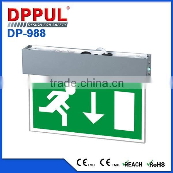 Fire Safety Rechargeable Battery Backup Double Sided Led Emergency Light