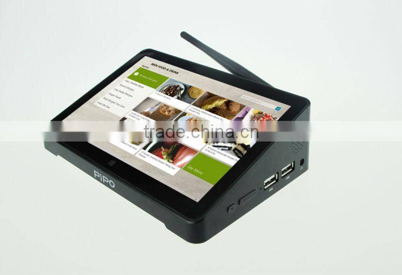 PIPO X8 TV Box Wind8.1+Android4.4 Dual Boot Intel Z3736F Quad Core Mini PC 7" tablet HD MI 2G/32G BT4.0