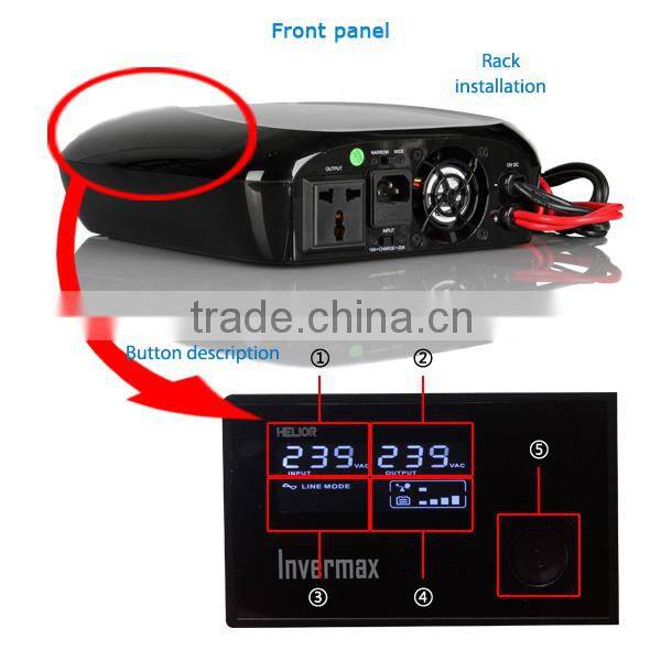 wilder input voltage small silent operation inverter (InverMax LCD)