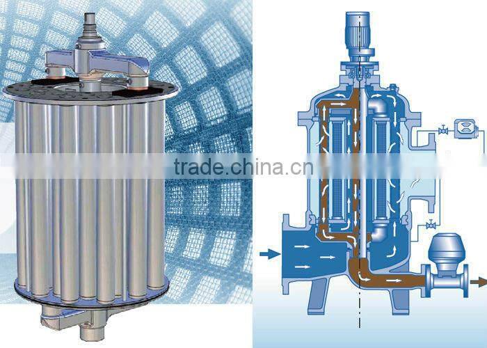 Self clean automatic strainer