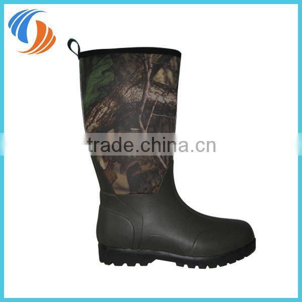 New Neoprene Printing Non-patented Hunting and Fishing boots Rubber boots