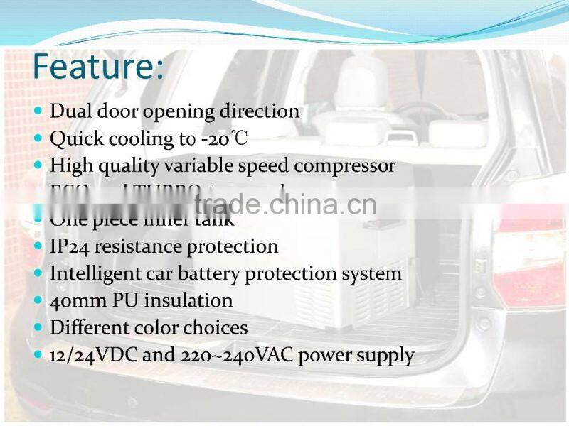 K25L 12v 24V Small Electric Refrigerator Of Practical Size