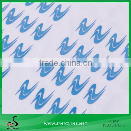 Sinicline 3D Emboss Feeling Silicone Heat Transfer Label For Bag and Clothing